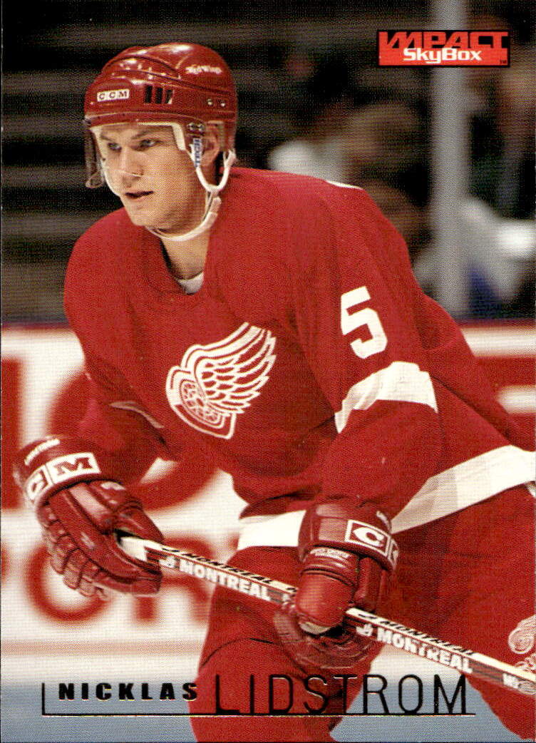 NICKLAS LIDSTROM 95-96 Skybox Impact