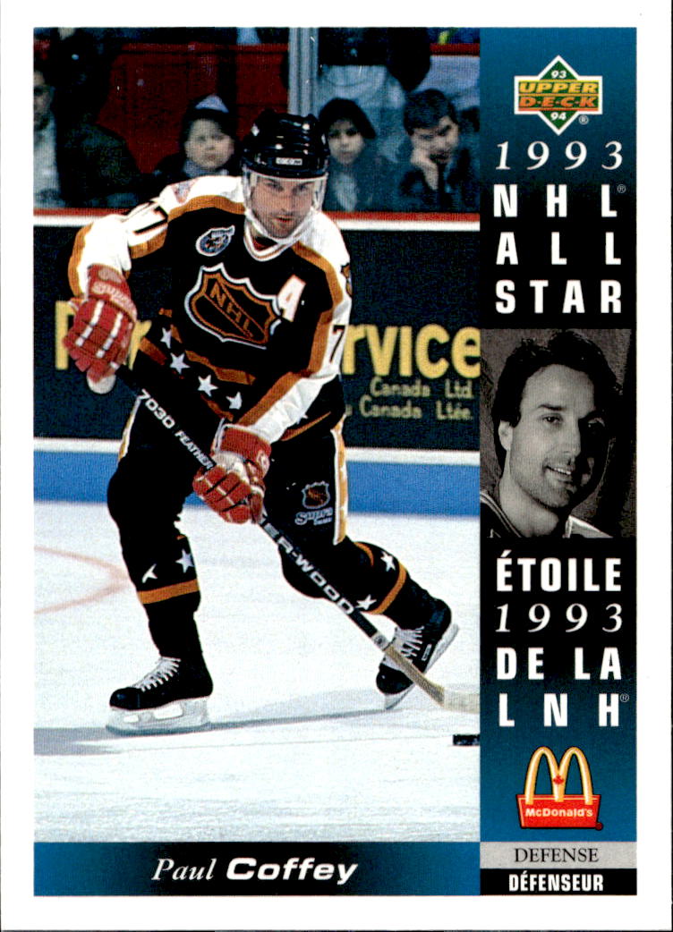 PAUL COFFEY 93-94 UD McDonald's