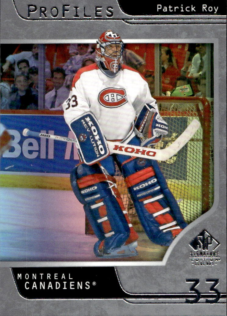 Profiles PATRICK ROY 20-21 UD SP Signature Legends