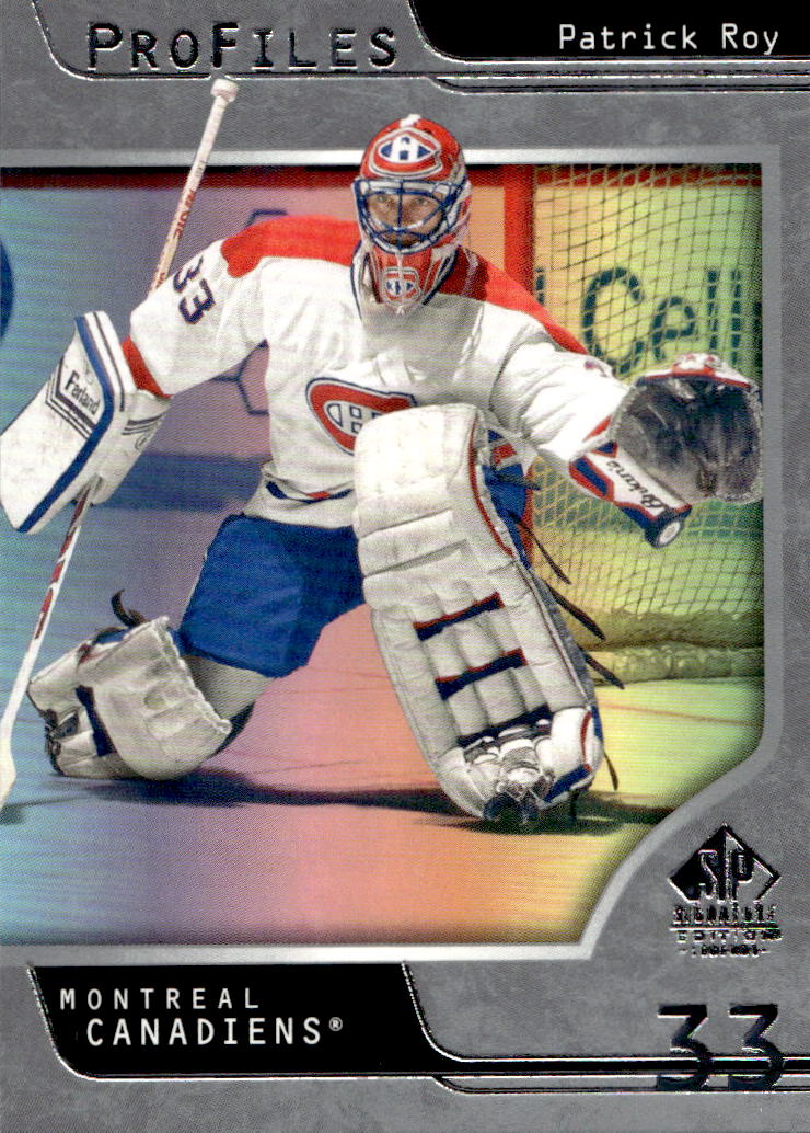 Profiles PATRICK ROY 20-21 UD SP Signature Legends