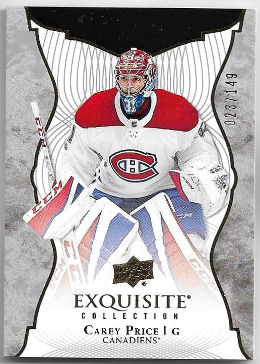 Exquisite Collection CAREY PRICE 17-18 UD Ice /149