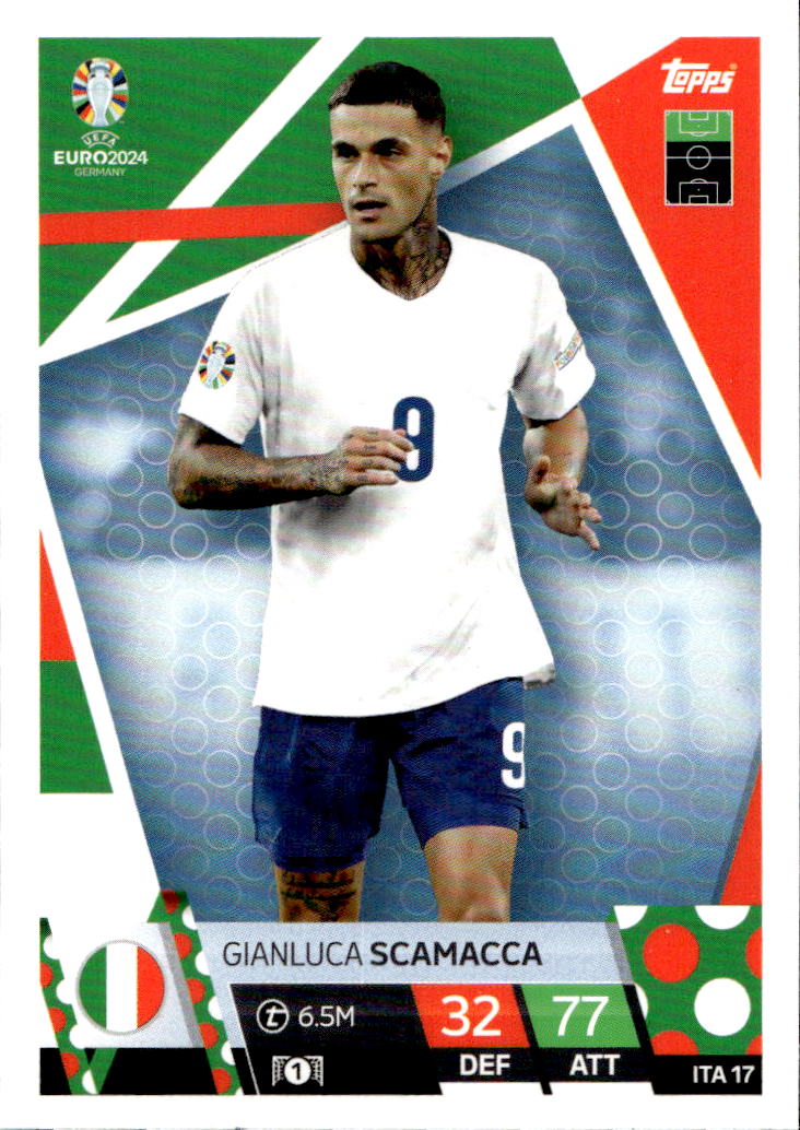 GIANLUCA SCAMACCA 2024 EURO Match Attax