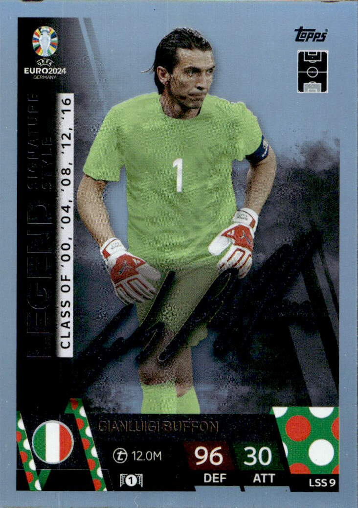 Legend Signature Styles GIANLUIGI BUFFON 2024 EURO Match Attax