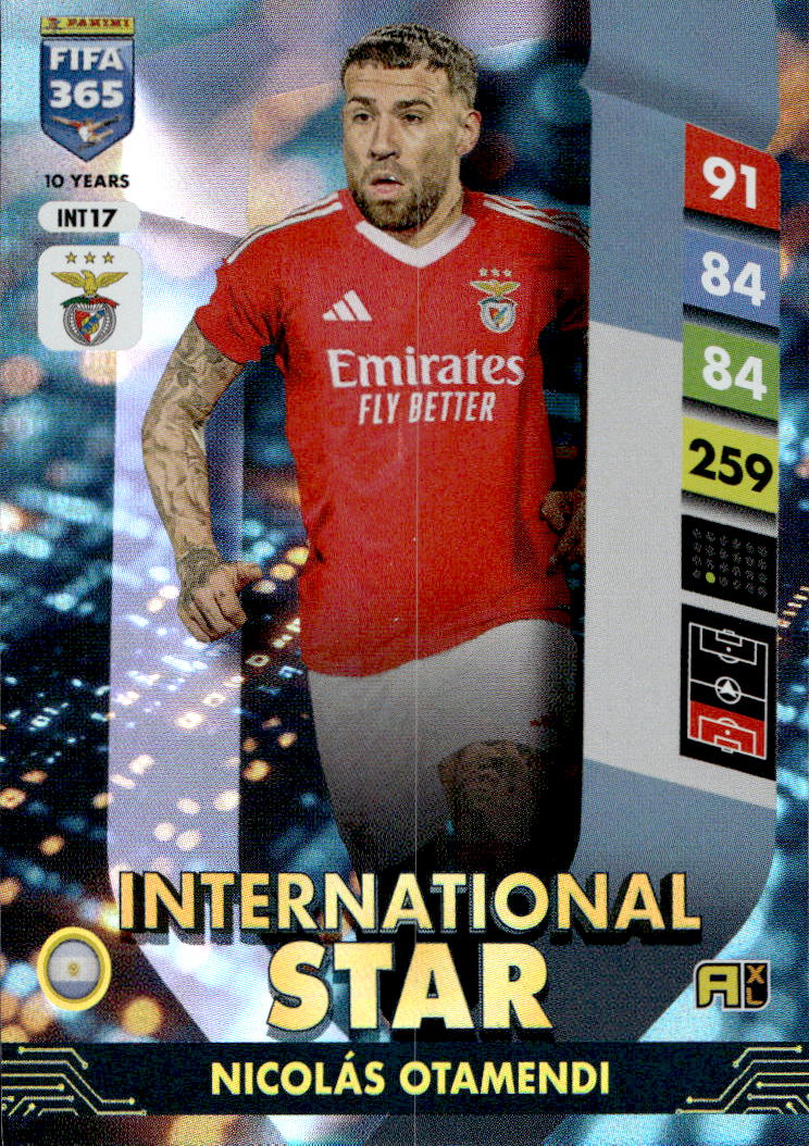 International Stars NICOLAS OTAMENDI 2025 Panini FIFA 365