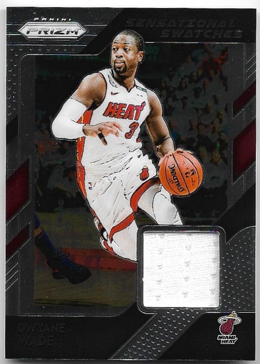 Jersey Sensational Swatches DWYANE WADE 18-19 Panini Prizm Basketball