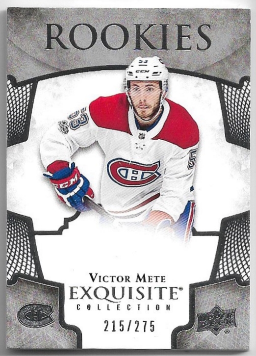 Roookie Exquisite Collection VICTOR METE 17-18 UD Ice /275