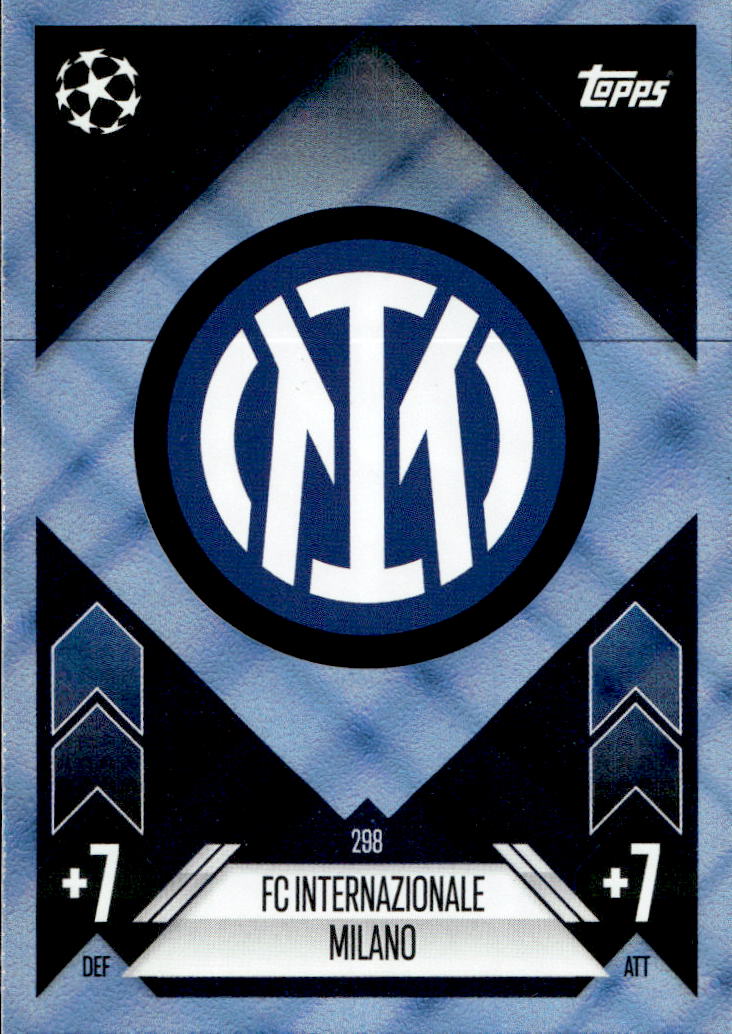 Blue Crystal Foil Club Badge INTER MILAN 24-25 Match Attax UCL