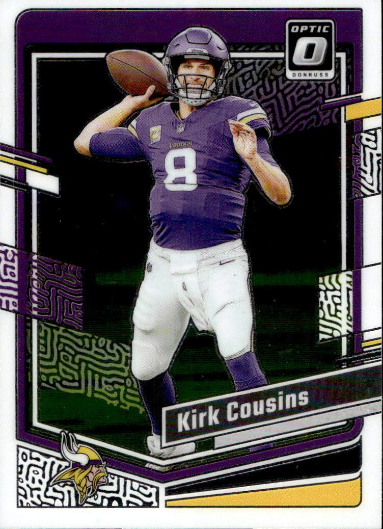 KIRK COUSINS 2023 Panini Donruss Optic Football