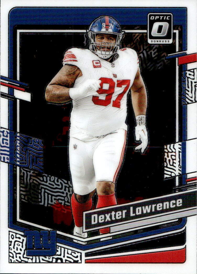 DEXTER LAWRENCE 2023 Panini Donruss Optic Football