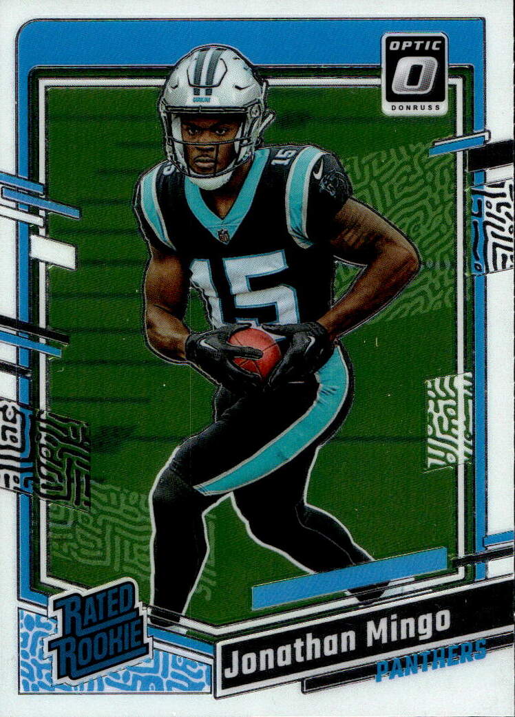 Rated Rookie JONATHAN MINGO 2023 Panini Donruss Optic Football