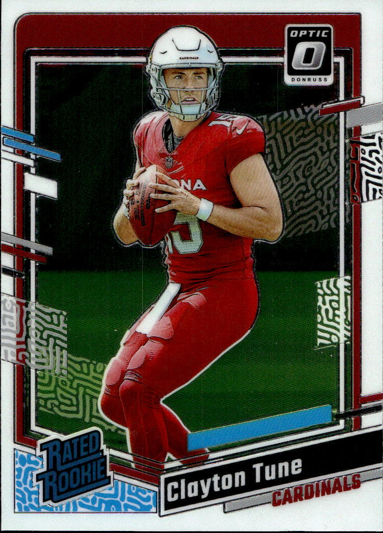 Rated Rookie CLAYTON TUNE 2023 Panini Donruss Optic Football