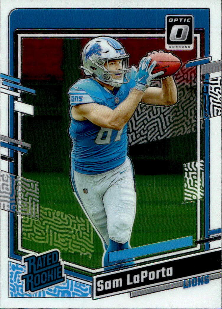 Rated Rookie SAM LAPORTA 2023 Panini Donruss Optic Football