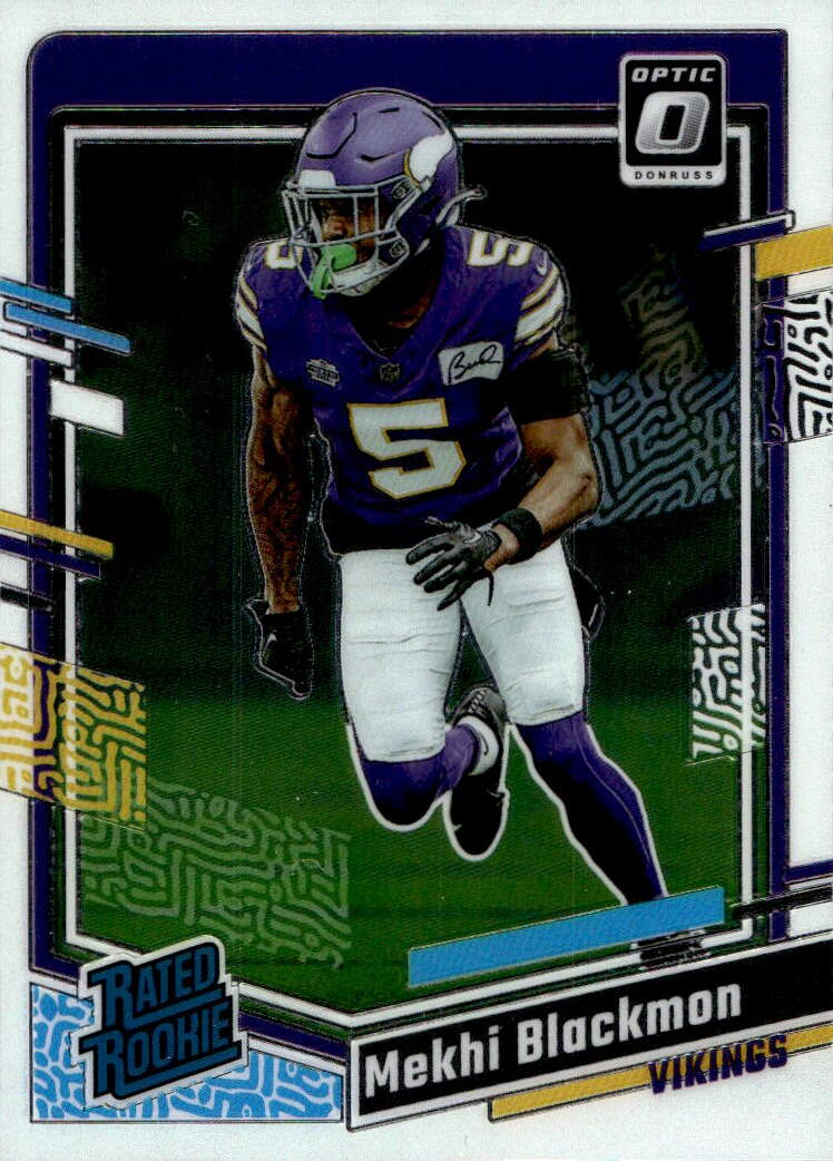 Rated Rookie MEKHI BLACKMON 2023 Panini Donruss Optic Football