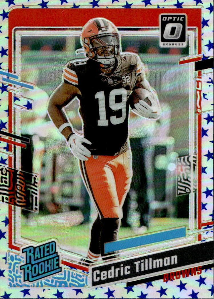 Stars Prizm Rated Rookie CEDRIC TILLMAN 2023 Panini Donruss Optic Football