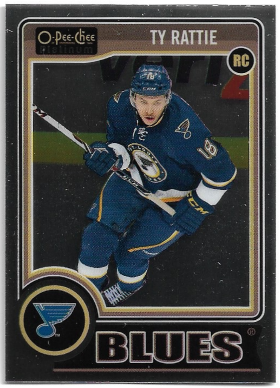 Rookie TY RATTIE 14-15 UD O-Pee-Chee OPC Platinum