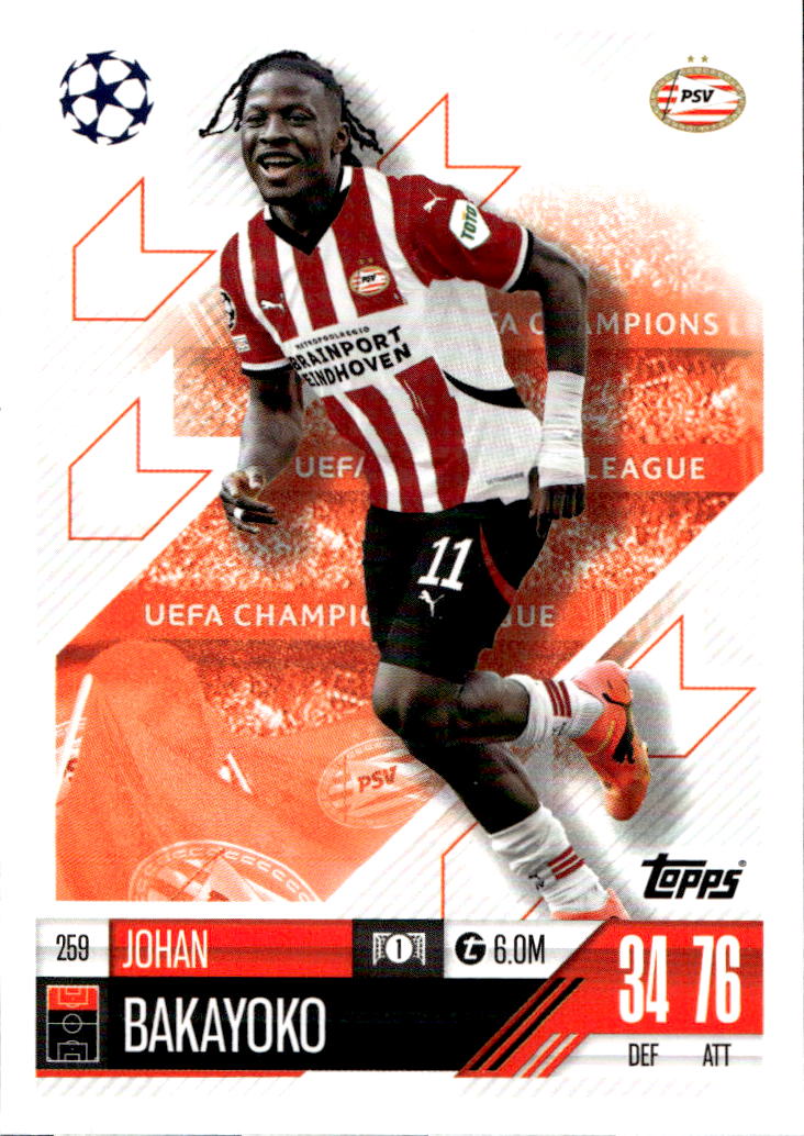 JOHAN BAKAYOKO 24-25 Match Attax UCL