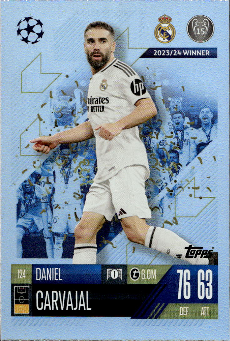 Champions Rainbow Foil DANIEL CARVAJAL 24-25 Match Attax UCL