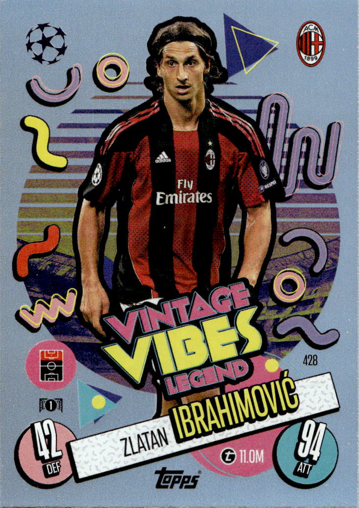 Vintage Vibes Legend ZLATAN IBRAHIMOVIC 24-25 Match Attax UCL