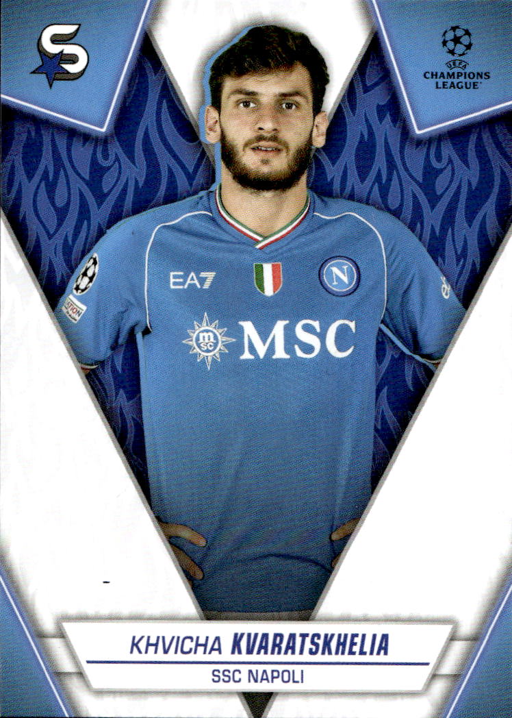 KHVICHA KVARATSKHELIA 23-24 Topps UEFA Superstars