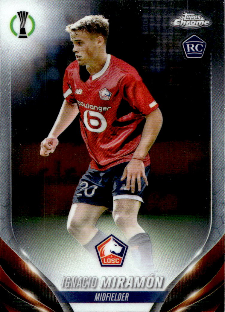 Rookie IGNACIO MIRAMON 23-24 Topps Chrome UEFA CC