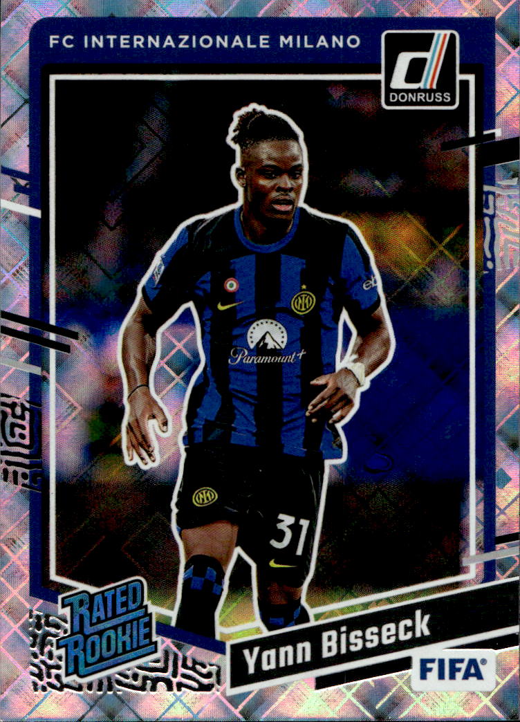 Diamond Rated Rookie YANN BISSECK 23-24 Panini Donruss Soccer