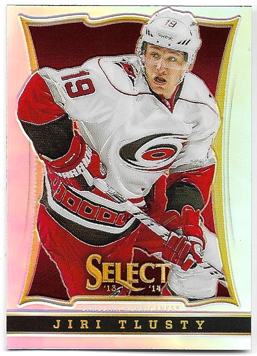 Silver Prizm JIŘÍ TLUSTÝ 13-14 Panini Select Hockey