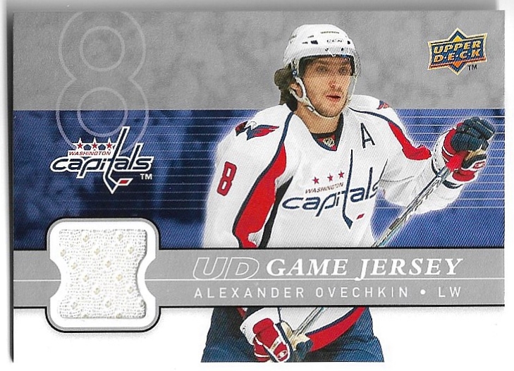 UD Game Jersey ALEXANDER OVECHKIN 08-09 UD Series 1