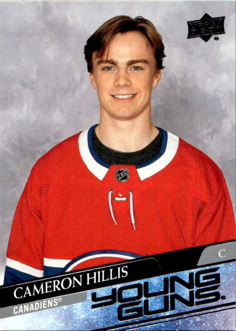 Rookie Young Guns CAMERON HILLIS 20-21 UD Extended Series