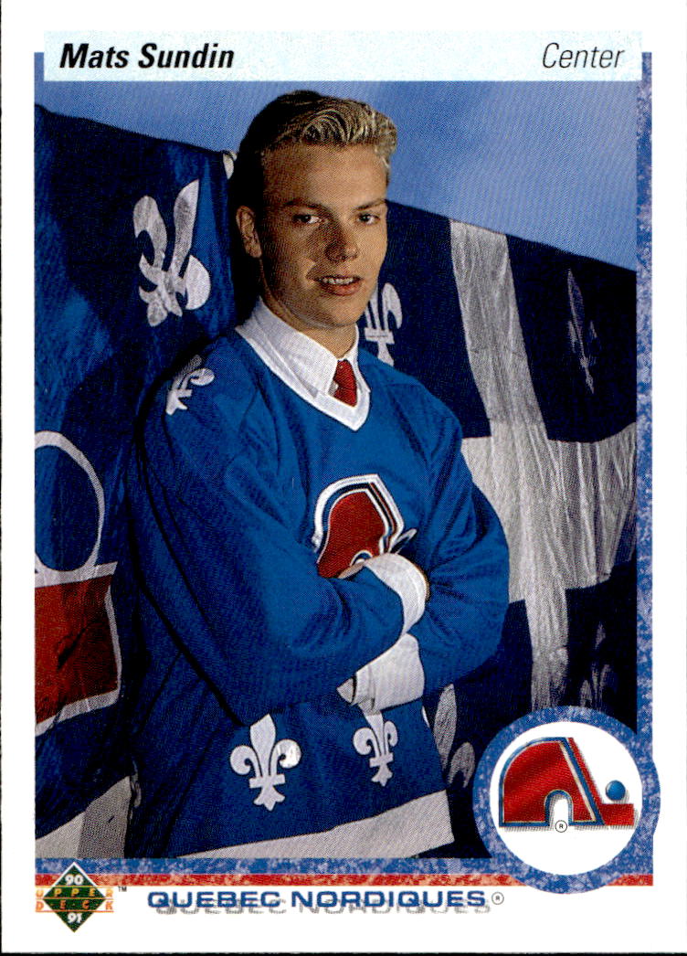 Rookie MATS SUNDIN 90-91 Upper Deck