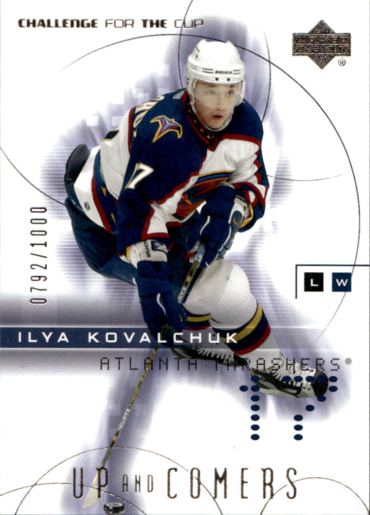 Rookie ILYA KOVALCHUK 01-02 UD Challenge for the Cup /1000