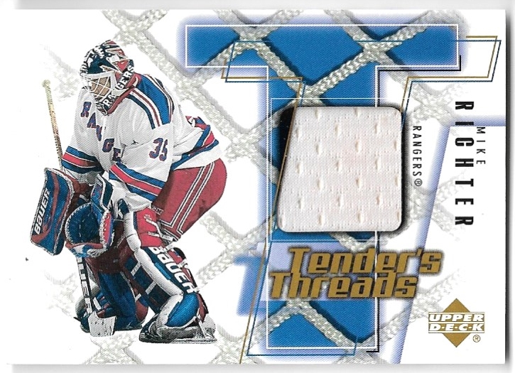 Jersey Tender's Threads MIKE RICHTER 01-02 Upper Deck