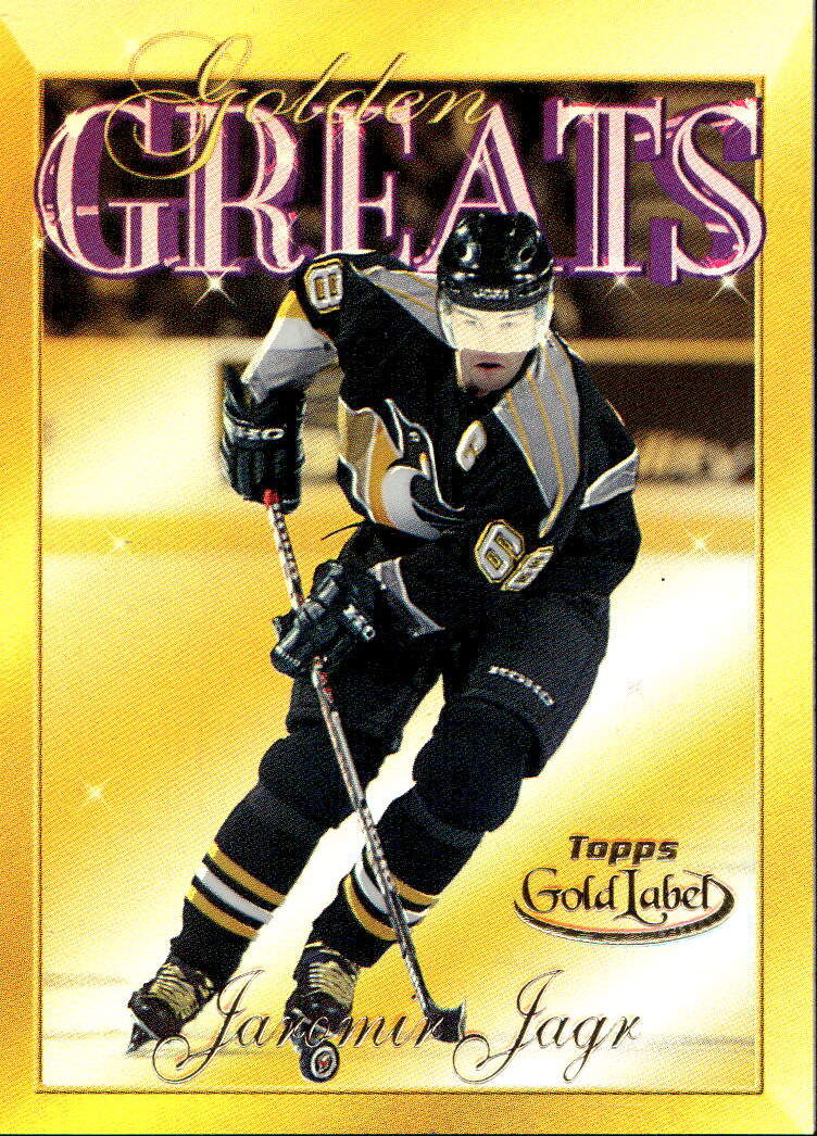 Golden Greats JAROMÍR JÁGR 00-01 Topps Gold Label