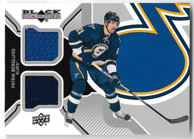 Jersey Double Diamond Jerseys PATRIK BERGLUND 12-13 UD Black Diamond