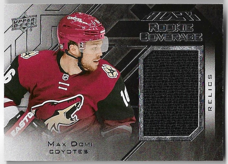 Jersey Rookie Coverage Relics MAX DOMI 15-16 UD Black