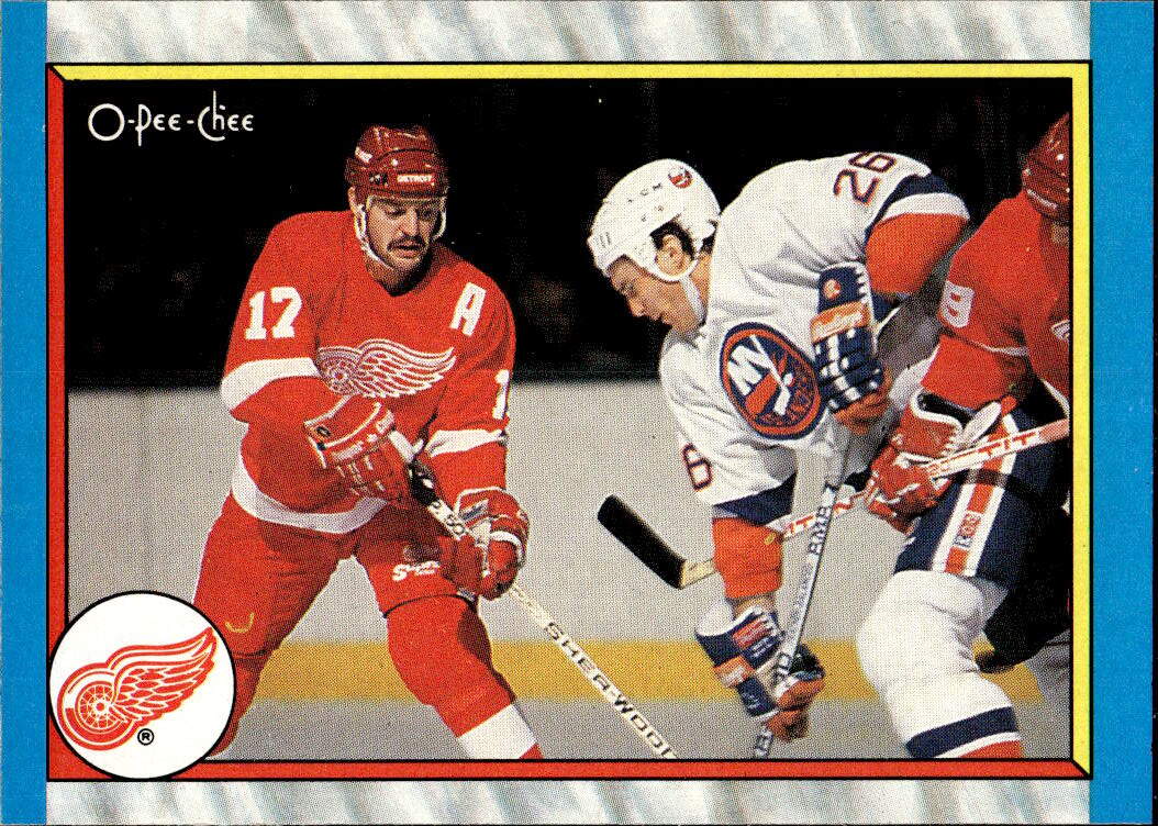 DETROIT RED WINGS 89-90 O-Pee-Chee