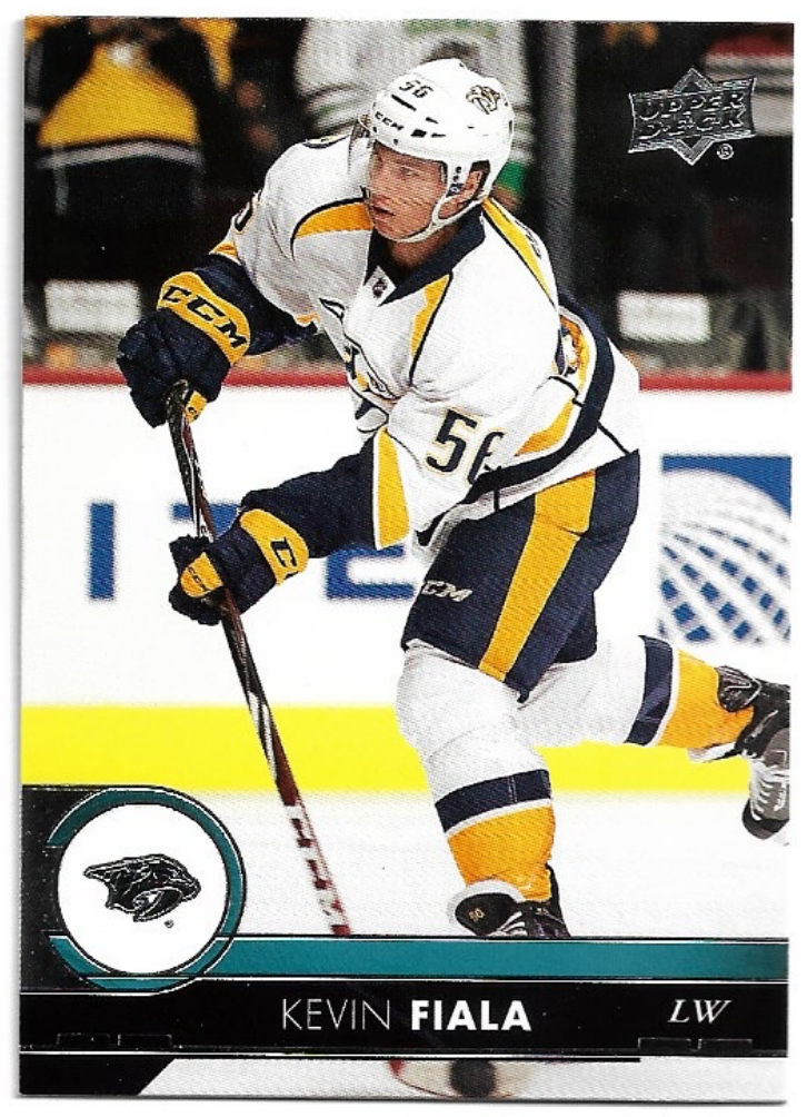 KEVIN FIALA 17-18 UD Series 1