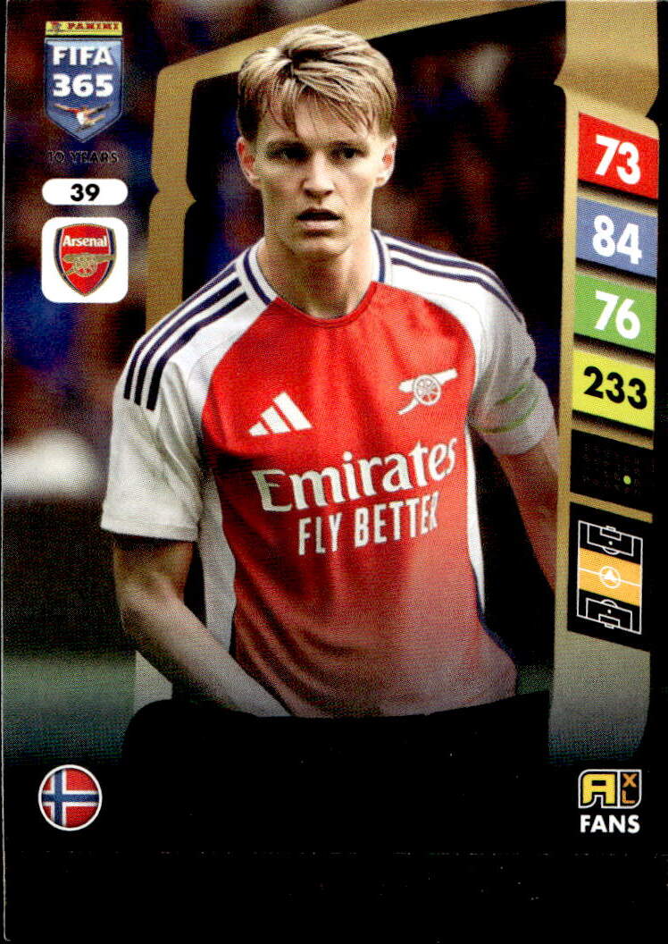 Captain MARTIN ODEGAARD 2025 Panini FIFA 365