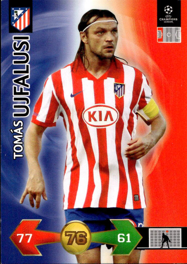 TOMÁŠ UJFALUŠI 09-10 Panini Adrenalyn XL CL (světlé růžky)