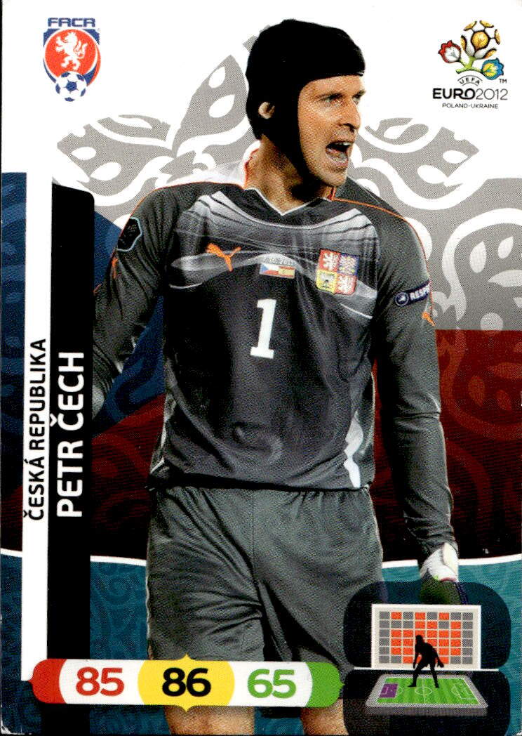 PETR ČECH 2012 Panini Adrenalyn XL Euro (poškozený roh)