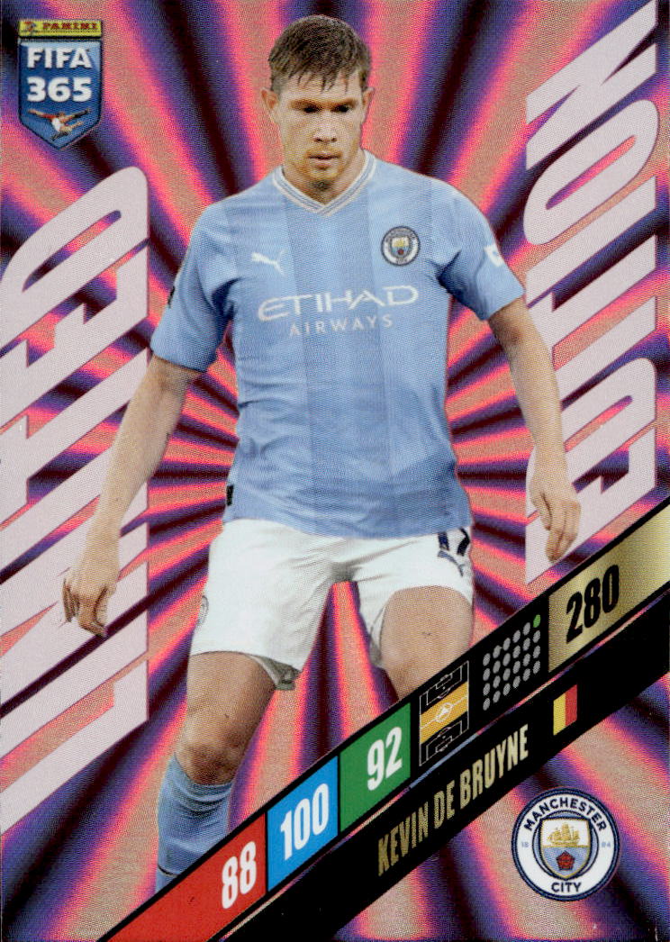 Premium Limited Edition KEVIN DE BRUYNE 2024 Panini FIFA 365