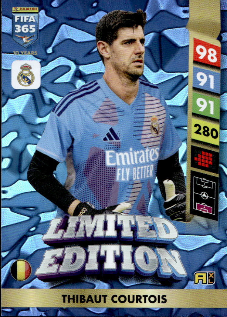 Limited Edition THIBAUT COURTOIS 2025 Panini FIFA 365