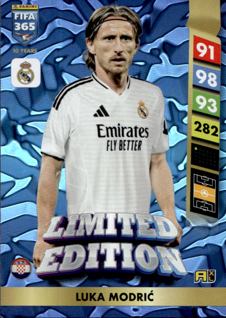 Limited Edition LUKA MODRIC 2025 Panini FIFA 365