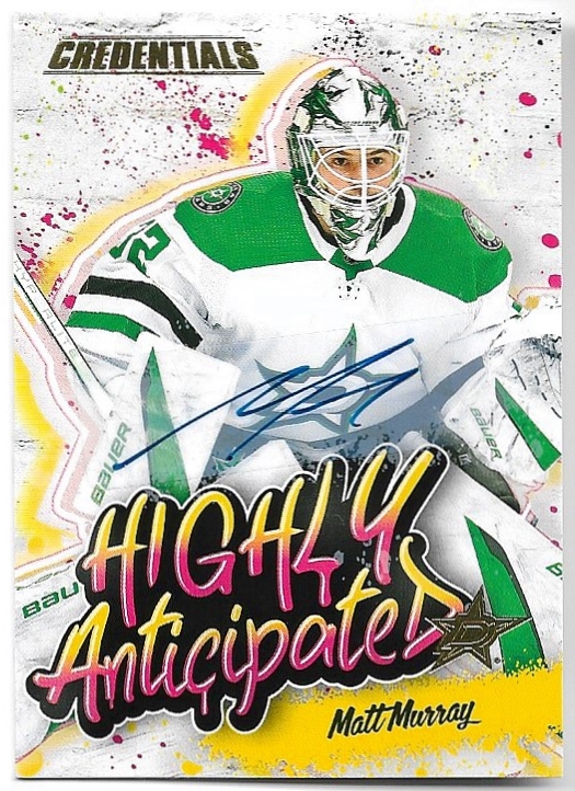 Auto Rookie Highly Anticipated MATT MURRAY 23-24 UD Credentials