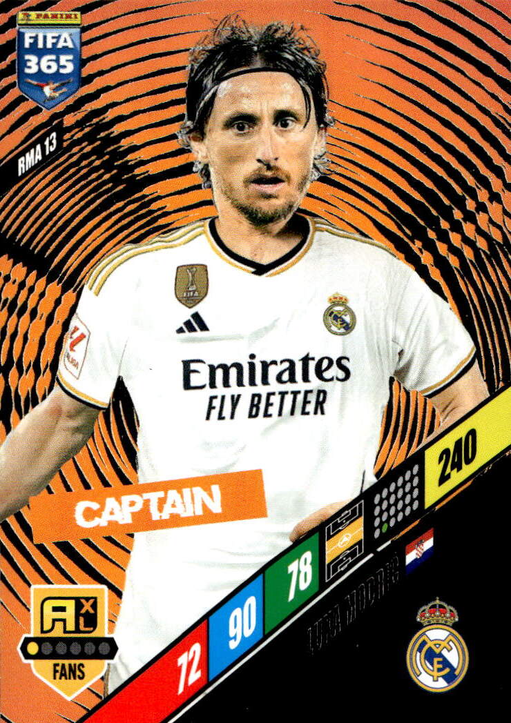 Captain LUKA MODRIC 2024 Panini FIFA 365