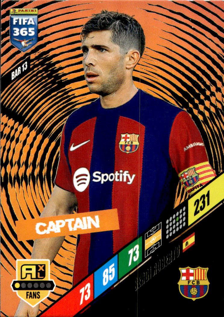 Captain SERGI ROBERTO 2024 Panini FIFA 365