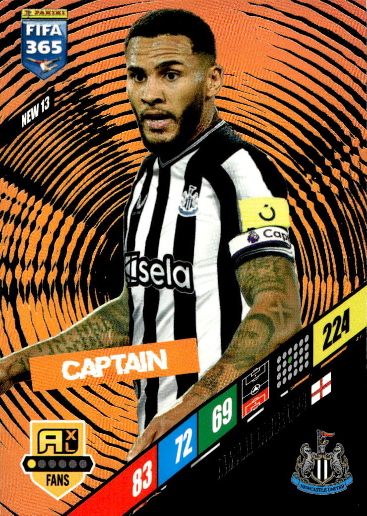 Captain JAMAAL LASCELLES 2024 Panini FIFA 365