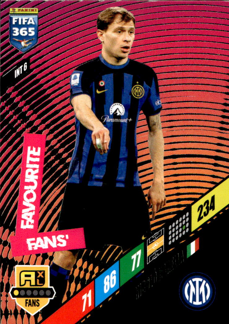 Fans Favourite NICOLO BARELLA 2024 Panini FIFA 365