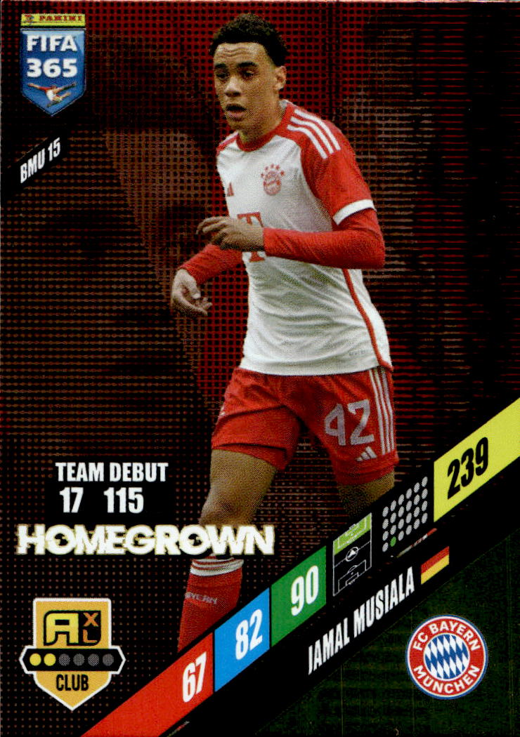 Homegrown JAMAL MUSIALA 2024 Panini FIFA 365