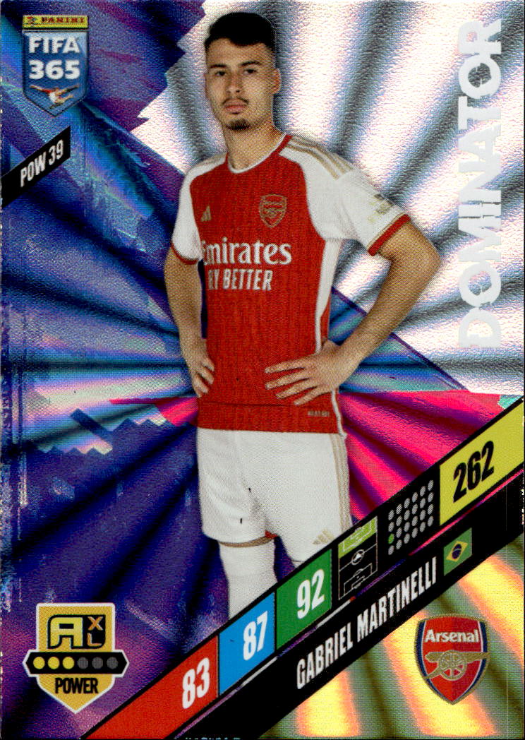 Dominator GABRIEL MARTINELLI 2024 Panini FIFA 365 (horší hrany)