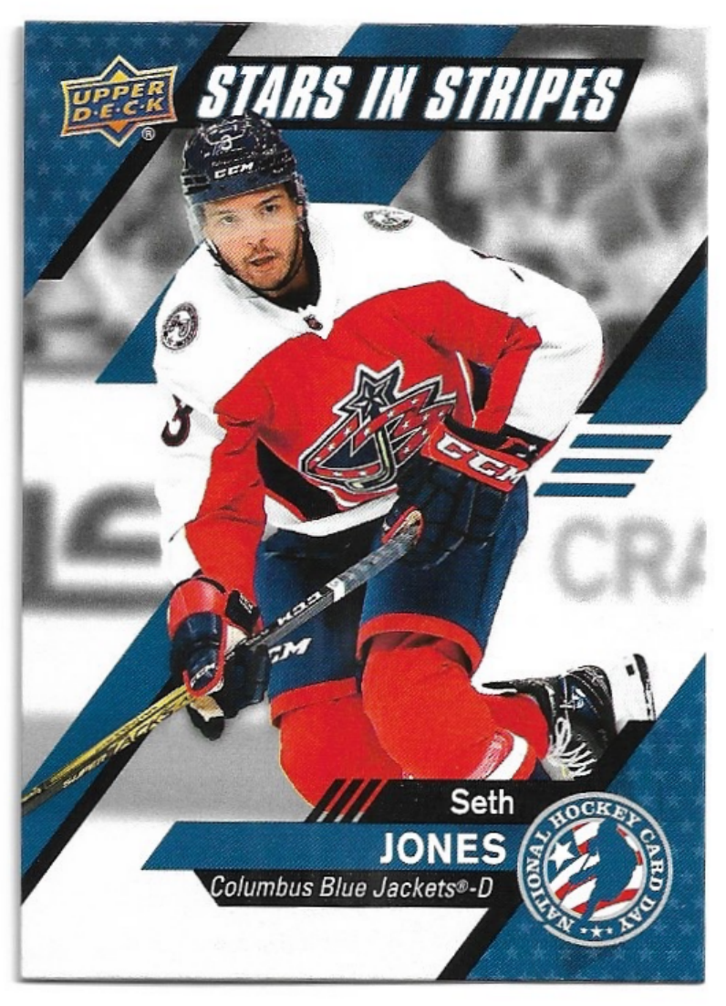 Stars in Stripes SETH JONES 20-21 National Hockey Card Day USA